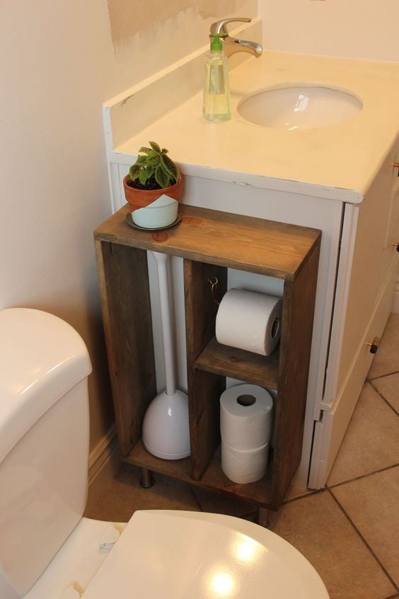 Inspirace do koupelny a na záchod: Vytvořte si úložný prostor levně – 25+ inspirací