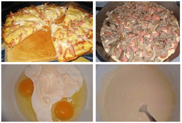 Recept na domácí pizzu na pánvi