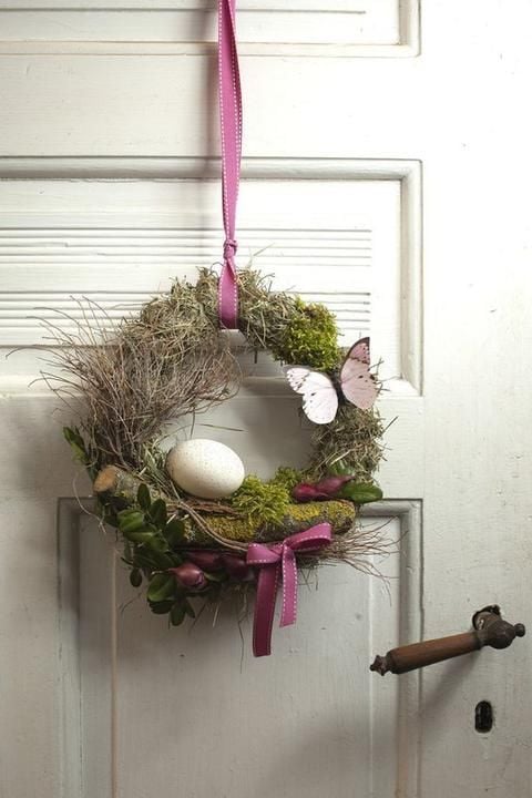 Jednoduché jarní dekorace, které si můžete pověsit na zeď či dveře – Prima inspirace