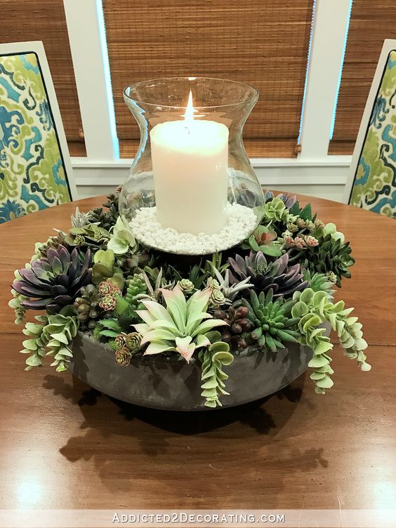 20+ inspirací na zkrášlení domova – Propojte obyčejnou svíčku s květináčem!