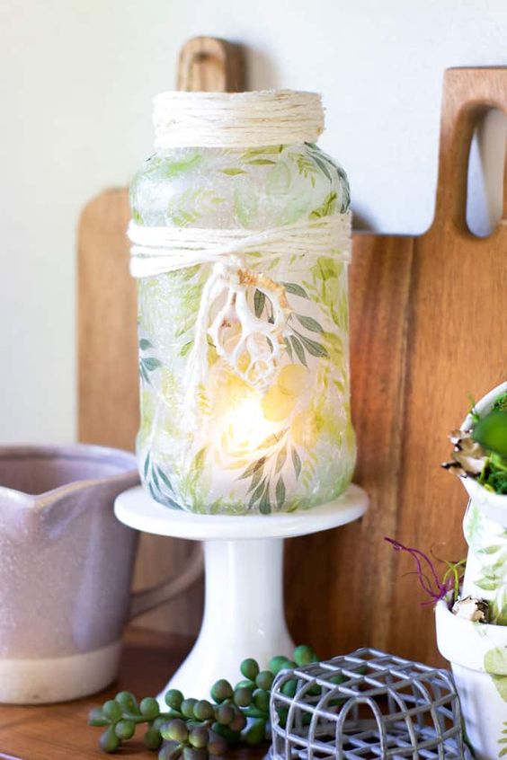 Využijte zavařovací sklenice – 20+ nápadů na proměnu v jarní dekoraci