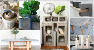 Jak využít beton k dekoračním účelům a k výrobě nábytku