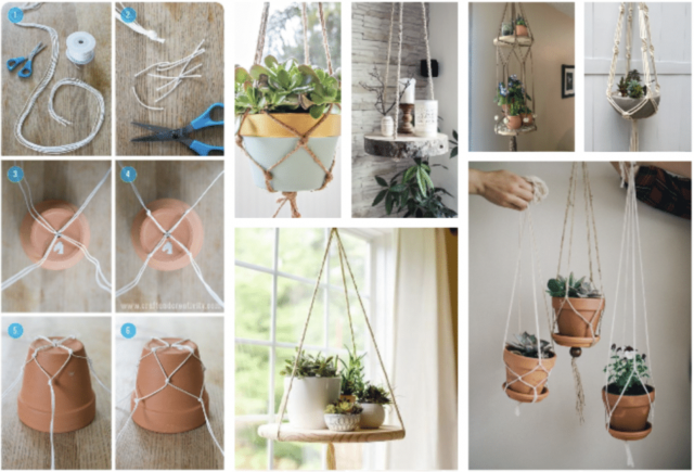 Vyrobte si pomocí provázku jednu z těchto krásných, visících dekorací – Prima inspirace