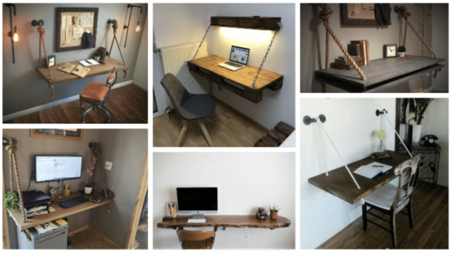 25+ skvělých inspirací na netradiční pracovní stůl – Prima inspirace