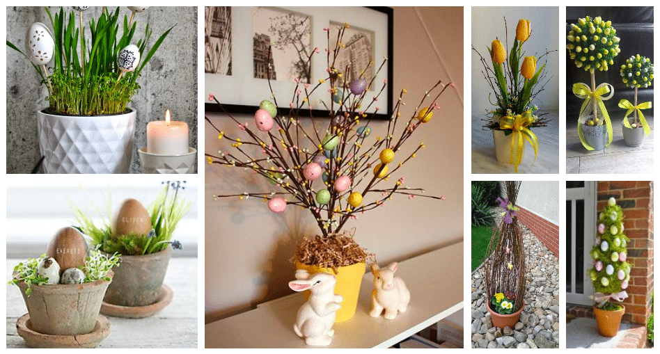 Květináče k výrobě překrásných dekorací na jarní měsíce