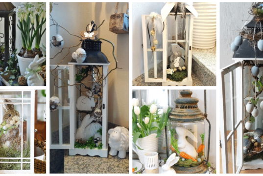 Tipy na jarní dekorace z lucerny