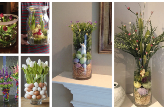 Neutrácejte letos za jarní dekorace: Vložte ozdoby do skleněné nádoby a máte hotovo Neutrácejte za drahé jarní dekorace – Ozdoby stačí vložit do skleněné nádoby