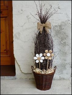 Využili odpadové dřevo – Jarní dekorace ze dřeva z Vašich domácností