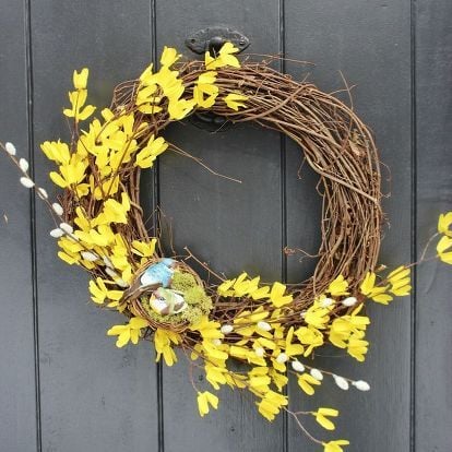 Vyzdobte si Vaše vchodové dveře nebo terasu – krásné jarní dekorace