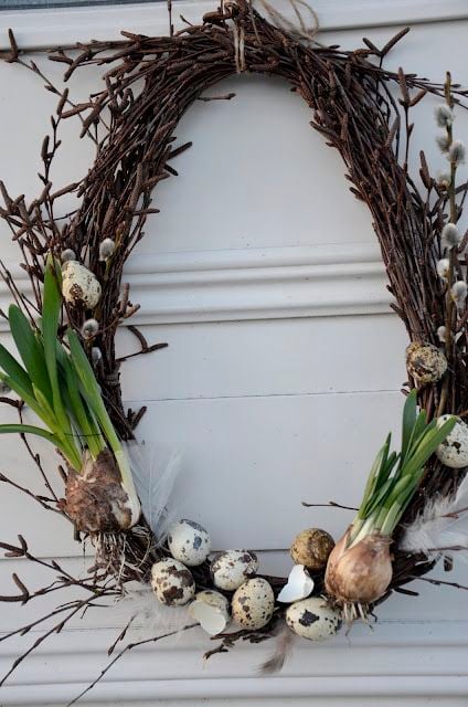 Proutí, mech a kraslice – Vytvořte si jednu z těchto dekorací na jarní měsíce