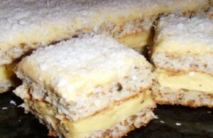 Recept na buchtu s vlašskými ořechy a žloutkovým krémem