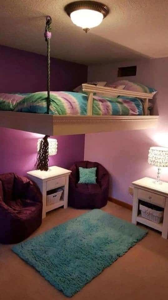 Skvělé nápady a inspirace, jak lze díky vyvýšené posteli ušetřit velké množství místa!