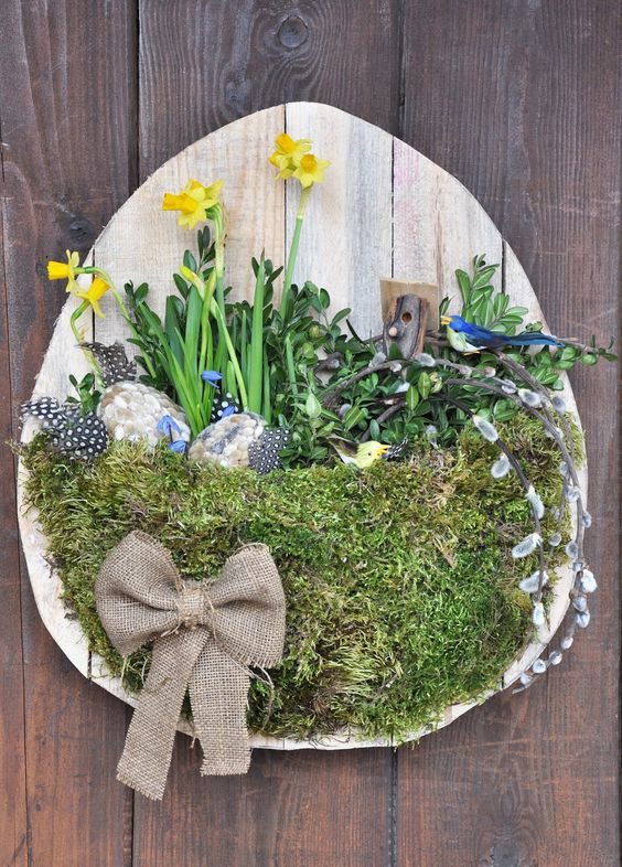 Inspirace na krásnou velikonoční dekoraci: Využijte odpadové dřevo!