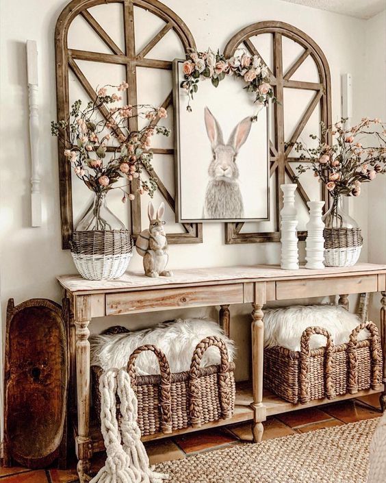 Inspirace na rustikální dekorace, které ve Vašem domově vytvoří jarní atmosféru!