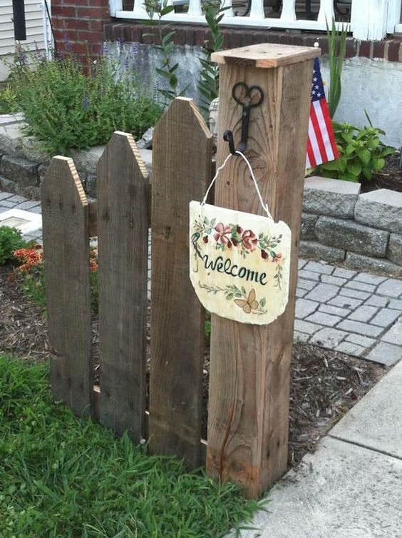 Využijte tímto způsobem dřevěné plaňky ze starého plotu: Inspirace pro všechny kutily!