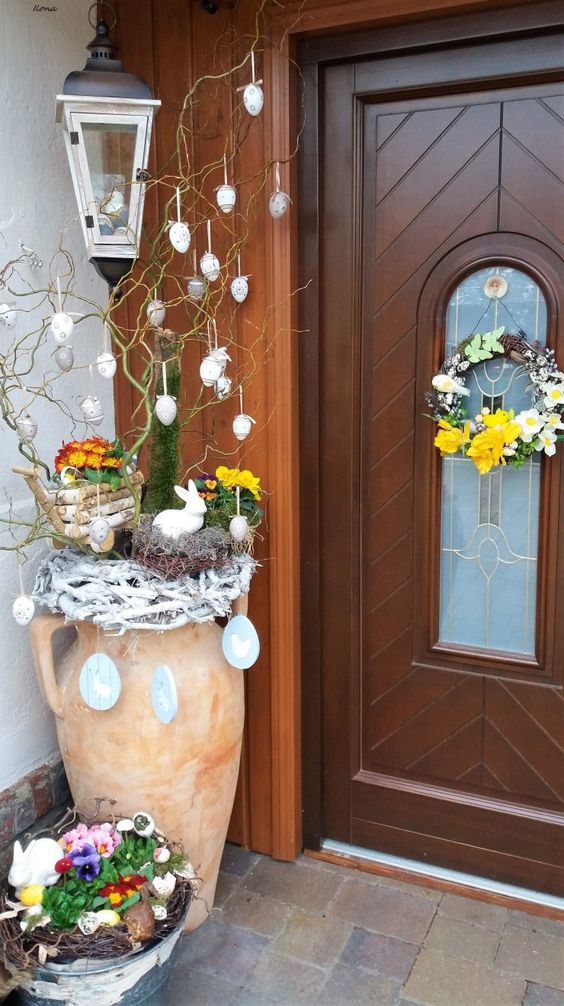 Přivítejte jaro výzdobou vchodových dveří – Krásné nápady, které Vás budou těšit