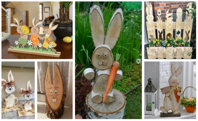 Dekorace vytvořené ze dřeva: 25+ úžasných nápadů na jarní měsíce