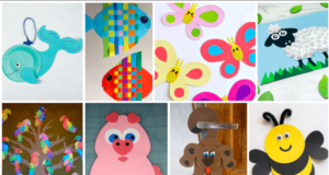 Inspirace na jarní tvoření z barevného papíru a výrobu rozkošných zvířátek pro děti!