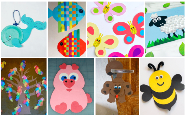 Inspirace na jarní tvoření z barevného papíru a výrobu rozkošných zvířátek pro děti!