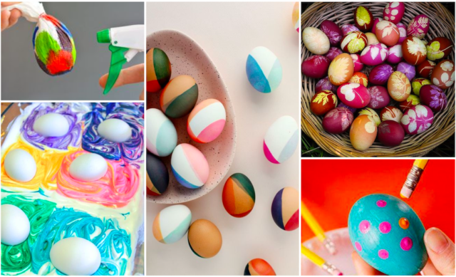Skvělé nápady na kreativní způsoby barvení velikonočních vajíček!