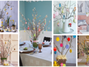 Vytvořte si krásnou a levnou dekoraci na jarní měsíce: Potřebujete jen větvičku a ozdoby