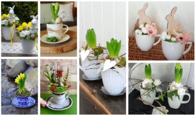 Stačí Vám obyčejný hrneček: Vytvořte si krásnou jarní dekoraci