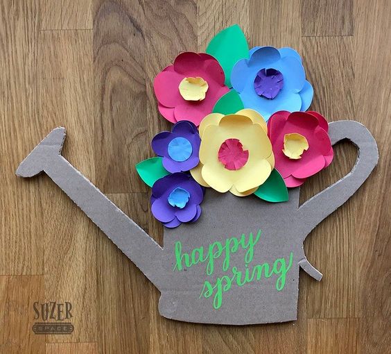 Stačí Vám obyčejný karton a nůžky: 20+ nápadů na krásné jarní, které si děti zamilují!