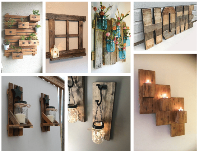 25+ nástěnných dekorací z odpadového dřeva - Prima inspirace