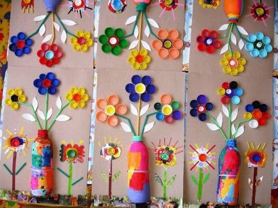 Tvoření pro děti: Využijte prázdné plastové láhve a víčka – 20+ krásných nápadů