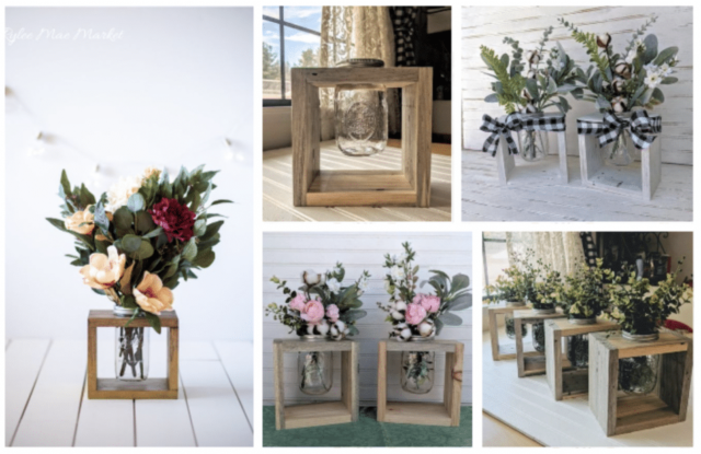 Inspirace na krásné jarní dekorace! Využijte sklenice a pár kousků dřeva