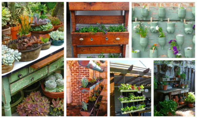 Jak využít staré věci na zahradě