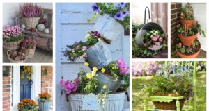 40+ inspirací na netradiční květináče na Vaší zahradu nebo dvůr