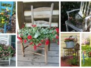 Jak využít staré židle v zahradě jako dekorace