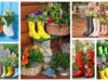 Nápady na proměnu starých bot v dekoraci: Inspirace na zahradu a terasu