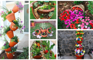 Nevyhazujte staré květináče: Proměňte je v překrásné zahradní dekorace