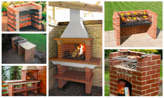 Postavte si krásný gril z cihel