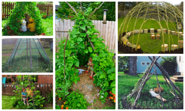 Vytvořte si na zahradě živý stan - jedná se o skvělou zábavu pro Vaše děti!