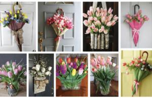 20+ tulipánových dekorací