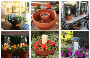 20+ inspirací na zkrášlení domova - Propojte obyčejnou svíčku s květináčem!