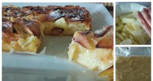 Jablečný koláč: Spoustu jablek, málo těsta a fantastická chuť – tento recept si uložte! Recept na Jablečný koláč