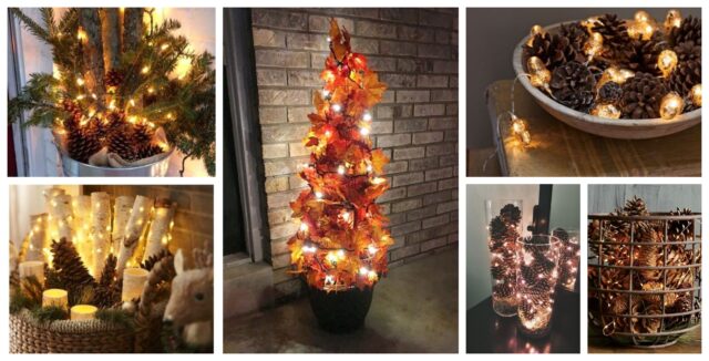 Nedávejte světýlka jen na stromeček: Úžasné nápady na podzimní dekorace