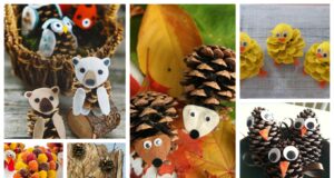 25 nádherných zvířátek vytvořených z nasbíraných šišek: Do tvoření zapojte i děti 25 nádherných zvířátek ze šišek