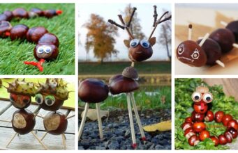 Sezóna kaštanů se blíží: Prohlédněte si více než 30 inspirací na tvoření pro děti! Tvoření pro děti z kaštanů