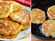 Recept na fantastické bramborové placičky se sýrem a šunkou