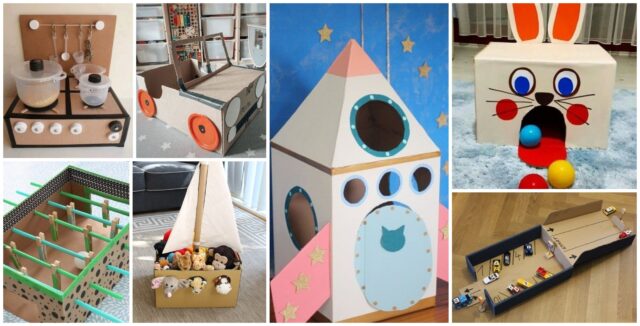 Skvělé nápady na využití obyčejných kartónových krabic! Skvělé nápady na využití obyčejných kartónových krabic!