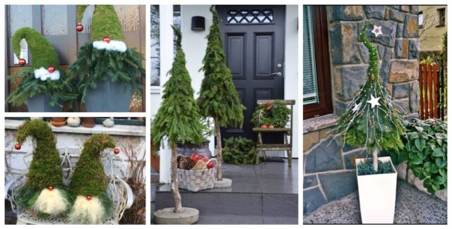 Žena sbírá jehličí, mech a větvičky už na začátku podzimu – krásné nápady