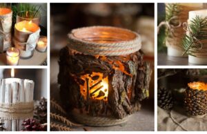 proměňte obyčejnou svíčku v krásnou zimní dekoraci – inspirujte se!