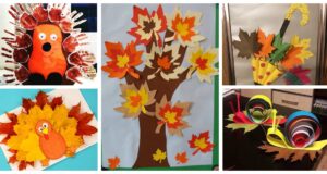Potřebujete jen papír a nůžky – skvělé tvoření pro děti na podzimní měsíce BeFunky collage 59