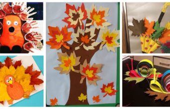 Potřebujete jen papír a nůžky – skvělé tvoření pro děti na podzimní měsíce BeFunky collage 59