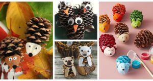 Podzimní tvoření pro děti: Vytvořte si krásné zvířátka ze šišek Podzimní tvoření pro děti: - zvířátka ze šišek